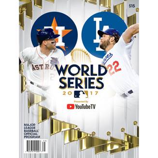Houston Astros vs. Los Angeles Dodgers 2017 World Series Dueling Program