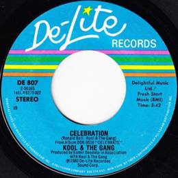 Image result for celebration kool and the gang 45 rpm