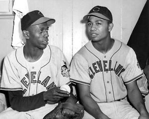 Image result for larry doby and satchel paige