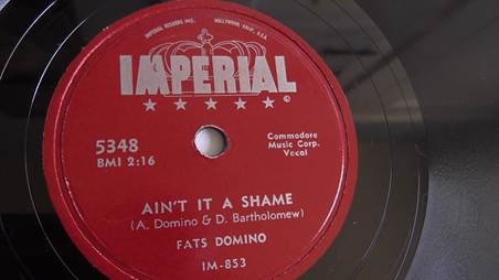 Image result for ain't that a shame record label imperial