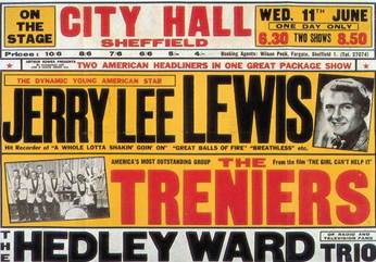 East Urban Home 'Sheffield City Hall Concert Poster (Jerry Lee ...
