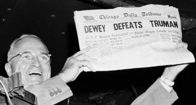 Dewey defeats Truman: The most famous wrong call in electoral history -  Chicago Tribune