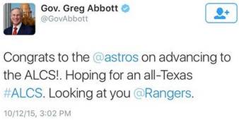 Did Texas Governor Greg Abbott Just Jinx The Astros? | HuffPost Canada  Politics