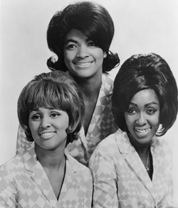 The Blossoms in 1966 (clockwise from top: Fanita James, Jean King, and Darlene Love)