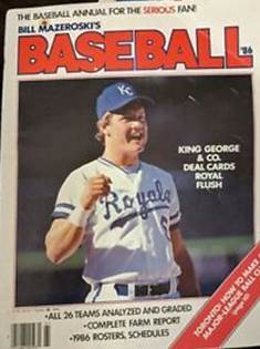 Vintage MLB 1986 Bill Mazeroski's Baseball Jumbo Magazine GEORGE BRETT  Cover | eBay