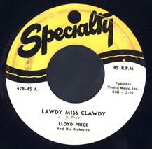 Release “Lawdy Miss Clawdy / Mailman Blues” by Lloyd Price - Cover Art -  MusicBrainz