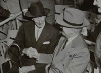 Connie Mack and President Harry Truman photograph, 1955 April 12 – Works –  eMuseum