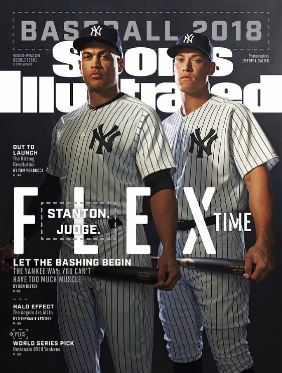 New York Yankees Giancarlo Stanton And Aaron Judge, 2018 Sports Illustrated  Cover by Sports Illustrated