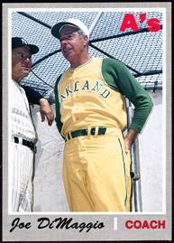 Image result for joe dimaggio oakland athletics coach