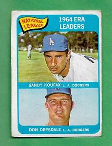 Image result for sandy koufax don drysdale baseball card