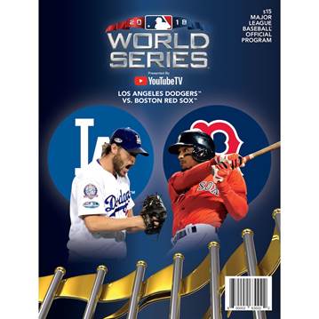 Boston Red Sox vs. Los Angeles Dodgers 2018 World Series Matchup Program