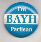 Image result for birch bayh partisan campaign button
