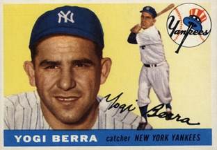 Image result for yogi berra baseball cards