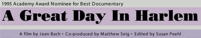 Image result for a great day in harlem documentary poster