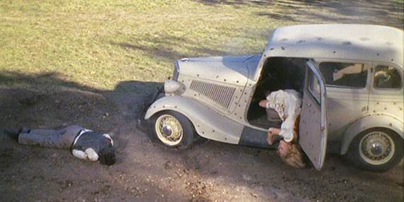 Image result for bonnie and clyde car shot up