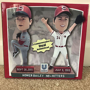 Image result for homer bailey no-hitter bobble heads