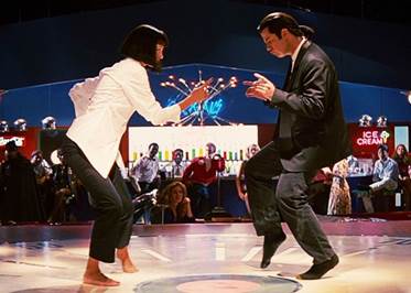 Image result for pulp fiction dance