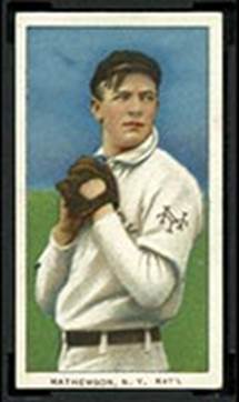 1909-1911 T206 Christy Mathewson (dark cap) N.Y. Nat’l (National)