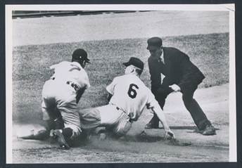 1951 Mickey Mantle number 6 photo