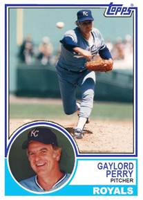 Image result for gaylord perry 1983 royals
