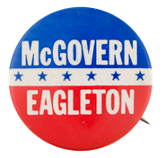 Image result for mcgovern eagleton button