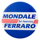 Image result for mondale 1984 campaign buttons