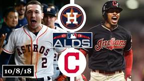 Image result for 2018 astros indians alds