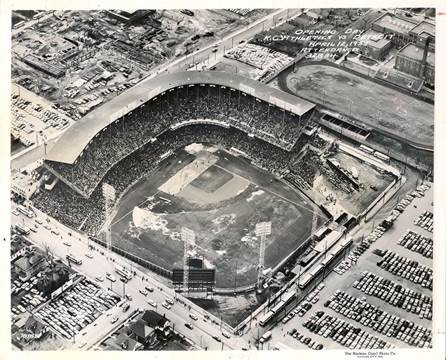 Image result for kansas city athletics  municipal stadium 1955 opening day