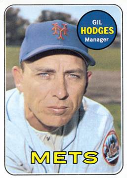 Image result for gil hodges mets manager baseball card 1968