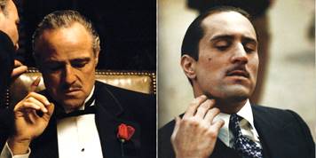 Image result for de niro brando as vito corleone