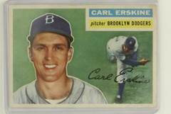 Image result for carl erskine baseball card