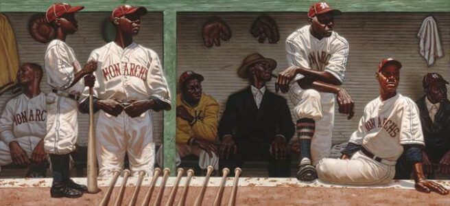 Kansas City Monarch Dugout by Kadir Nelson (Negro League Baseball ...