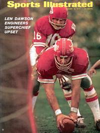 Kansas City Chiefs Qb Len Dawson, Super Bowl Iv Sports Illustrated ...