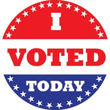 voted today - Clip Art Library
