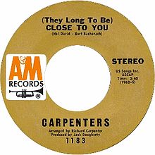 They Long to Be) Close to You - Wikipedia