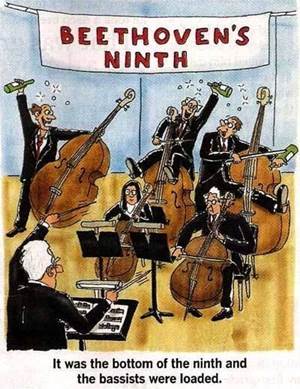 bottom of the 9th and the bassists were loaded | Musician jokes, Musician  humor, Music jokes