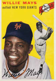 REPRINT Willie Mays 1955 Topps BASEBALL card #194 New York Giants Sports  Trading Cards & Accessories sports memorabilia