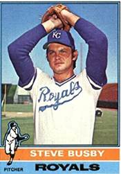 Amazon.com: 1976 Topps Baseball Card #260 Steve Busby: Collectibles &amp; Fine  Art
