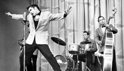 Inside Elvis Presley&#39;s First Ever TV Performance – Sang “Shake, Rattle, &amp;  Roll” On “Stage Show” | Classic Country Music