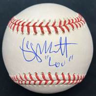Autographed George Brett Baseball - &quot;Lou&quot; Nickname JSA Witness