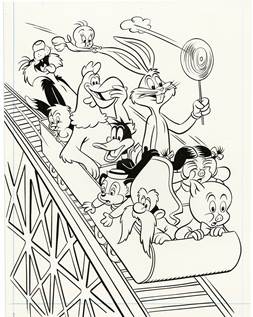 Pete Alvarado (attributed) - Looney Tunes #6 Cover Original Art | Lot #4012  | Heritage Auctions
