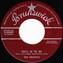 The Crickets – That&#39;ll Be The Day / I&#39;m Lookin&#39; For Someone To Love (1957,  Richmond Pressing, Vinyl) - Discogs