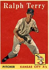 Amazon.com: 1958 Topps #169 Ralph Terry Kansas City Athletics UER MLB  Baseball Card EX Excellent : Collectibles & Fine Art