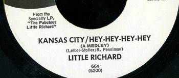 Little Richard – Kansas City / Hey-Hey-Hey-Hey (A Medley) (Vinyl) - Discogs