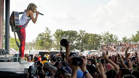 Sheryl Crow performs during the Bonnaroo Music and Arts Festival in Manchester, Tenn., Friday, June 8, 2018.