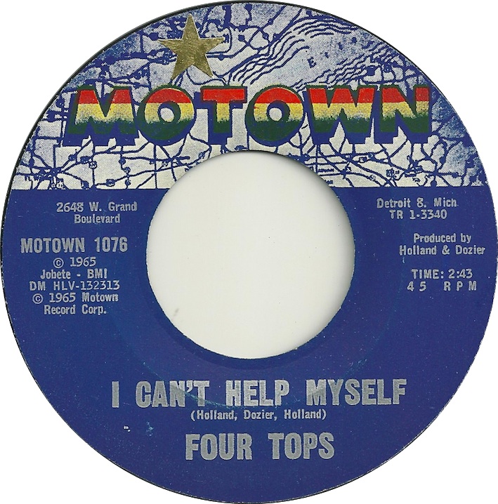 45cat - Four Tops - I Can't Help Myself / Sad Souvenirs - Motown - USA -  M-1076