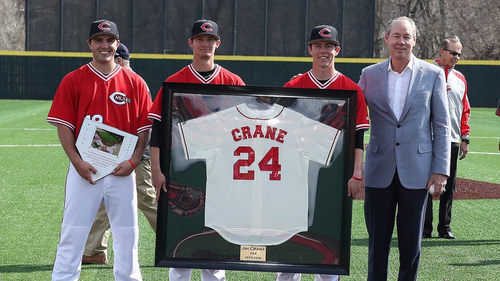 Jim Crane is the first Central Missouri baseball player to have his number retired. (Astros)