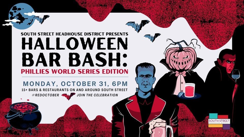 South Street's Halloween Bar Bash: Phillies World Series Edition!, South  Street Headhouse District, Philadelphia, October 31 2022 | AllEvents.in