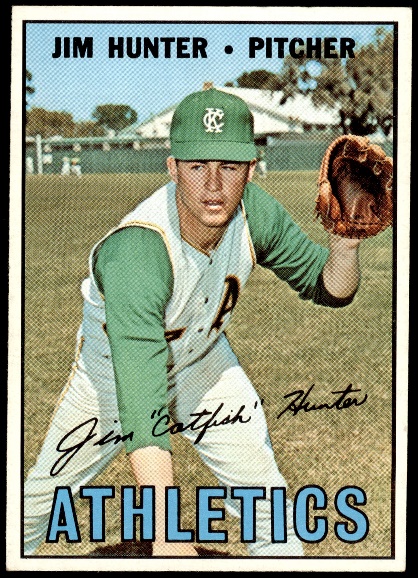 Amazon.com: 1967 Topps Baseball 369 Jim Hunter Kansas City Athletics  Excellent : Collectibles & Fine Art