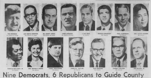 Jackson County Legislature Election 1972